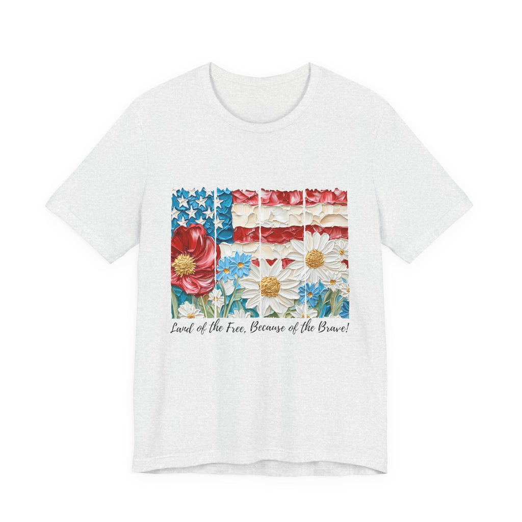 Womens Flower Fourth Of July