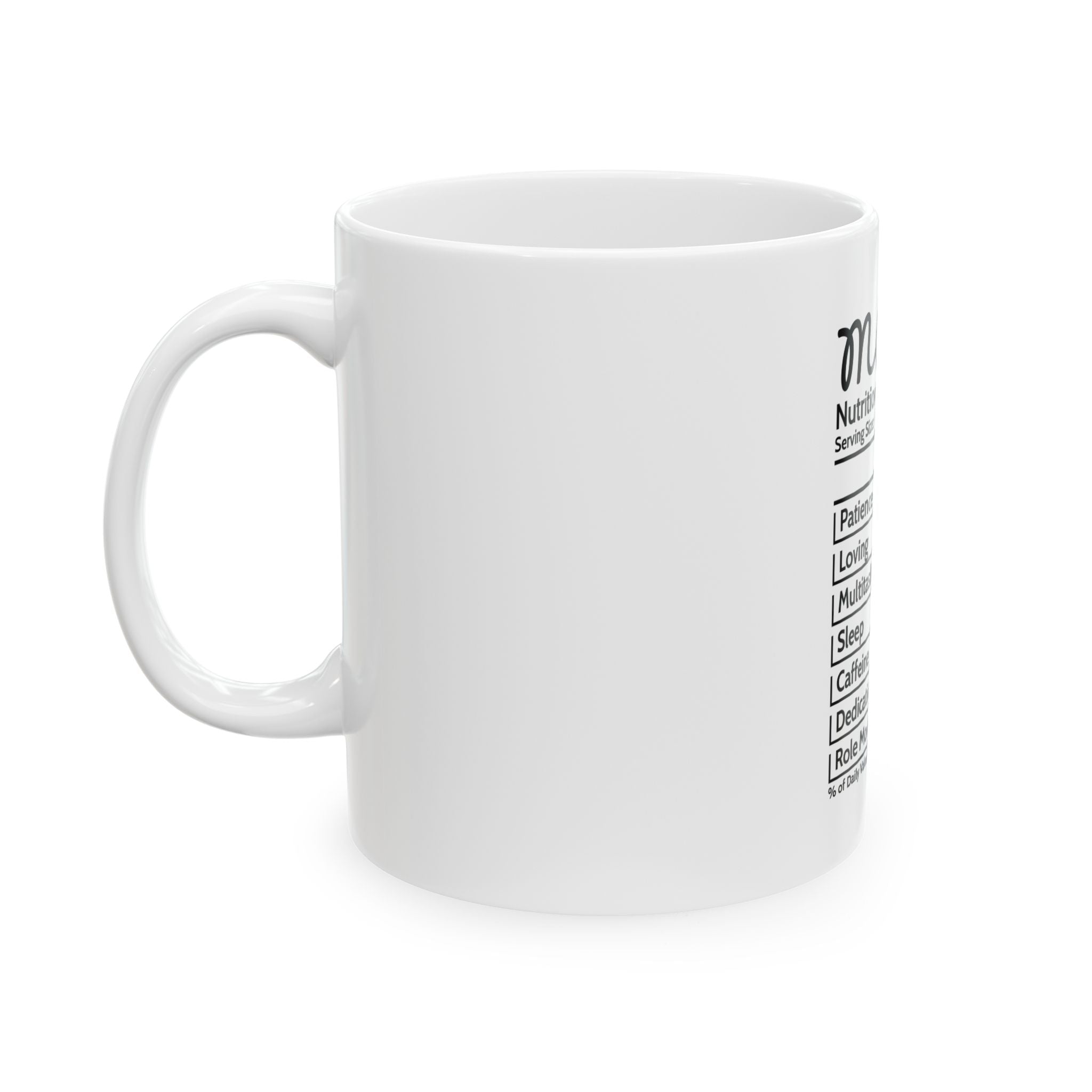Mom Nutrition Mug, (11oz, 15oz)